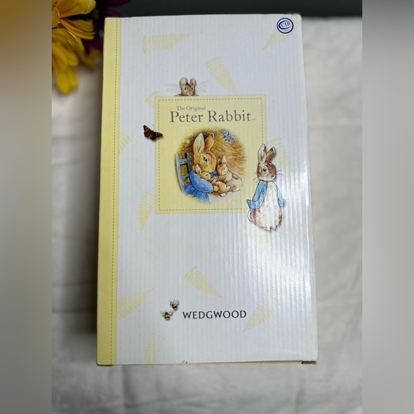 2006 Wedgwood Original PETER RABBIT Porcelain 3pc Dish Set By Beatrix Potter - Picture 11 of 12